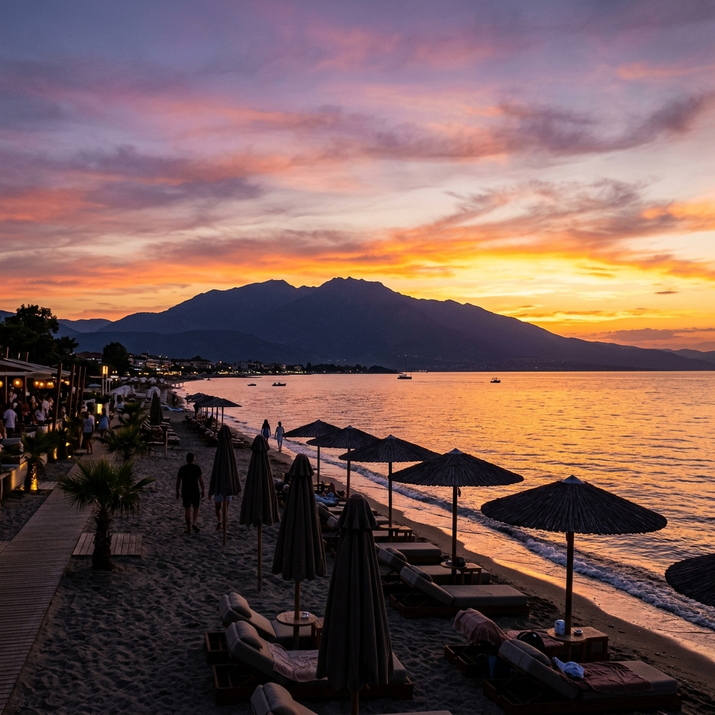 Olympus Sunset view